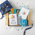 Sensory-friendly autism awareness mystery gift box with fidgets, calming tools, and thoughtful comfort items