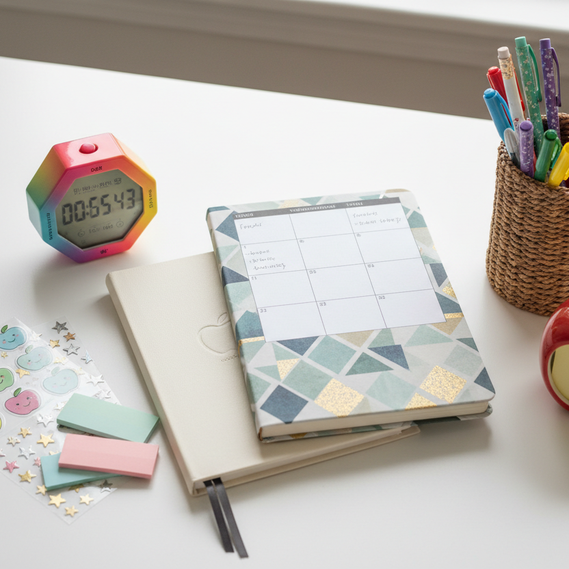 Teacher appreciation gift box with 15+ personalized items for educators, gift-ready by Curated by Lana