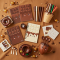 Chocolate lover's mystery gift box filled with curated candies, treats, and chocolate-themed goodies