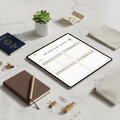Printable travel planner PDF with trip itinerary, packing list, and budget tracker pages, instant download